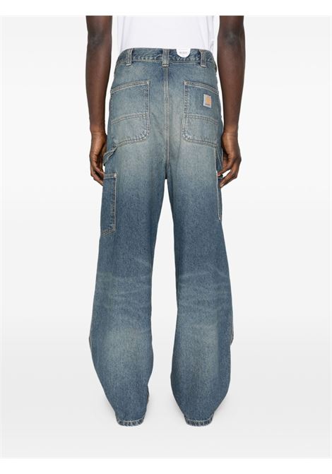 og double knee pant man blue CARHARTT WIP | I03627301.B7